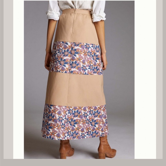 NWT Sachin & Babi Jacquard Tiered Maxi Skirt - Picture 4 of 12